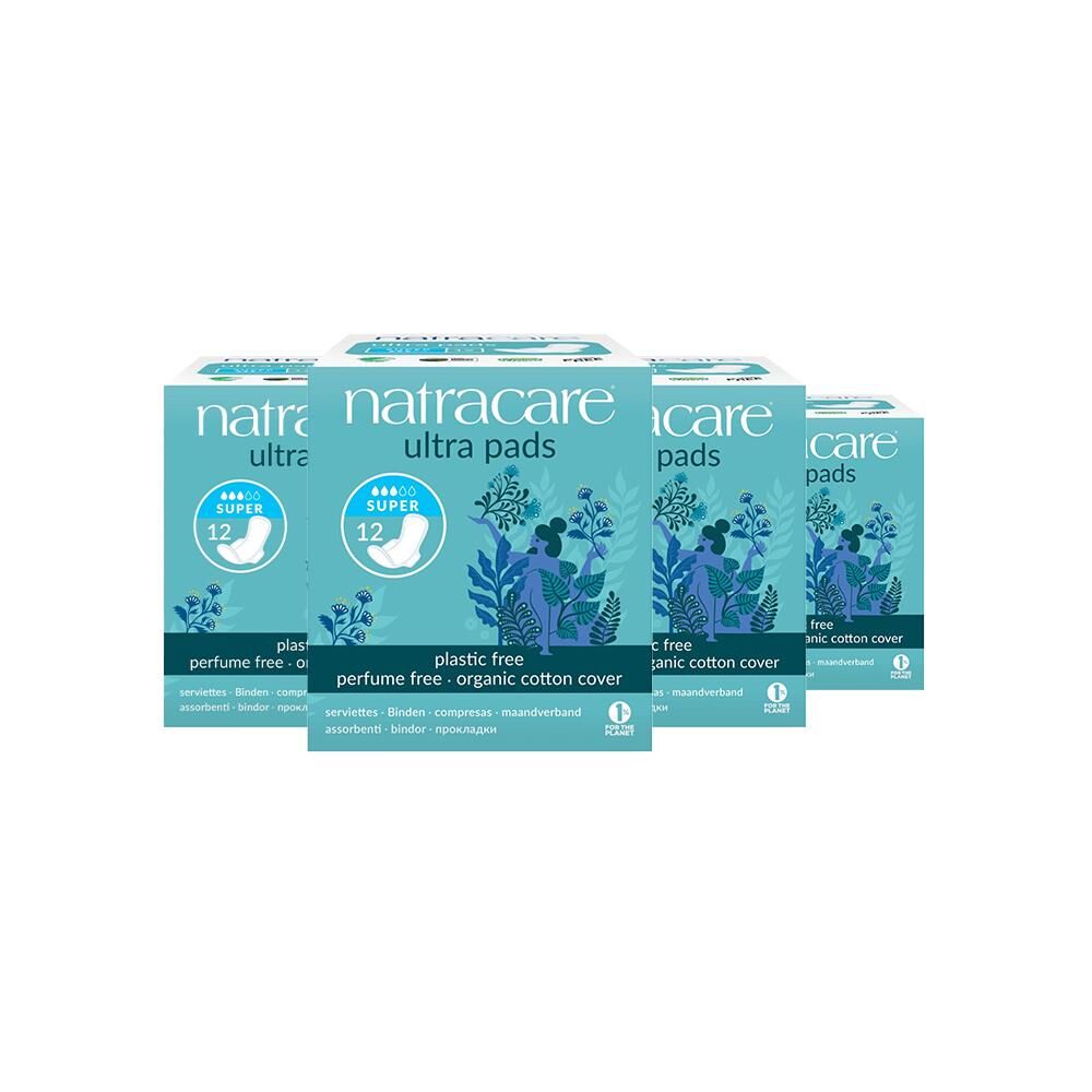 Natracare Ultra Hijyenik Ped Super 12'li x 4