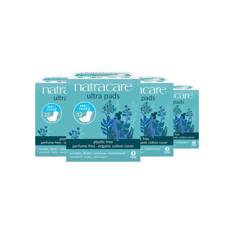 Natracare Ultra Hijyenik Ped Super 12'li x 4