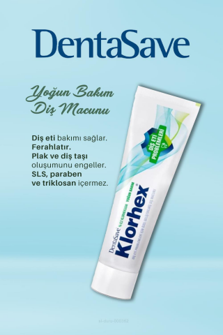 Denta Save Klorhex Diş Macunu 4 AL 3 ÖDE 75 ml ve Kulak Çubuğu