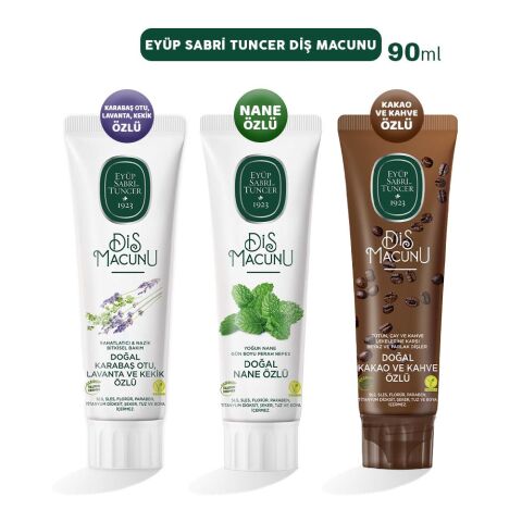Eyüp Sabri Tuncer Diş Macunu Kakao, Lavanta ve Nane 90 ml