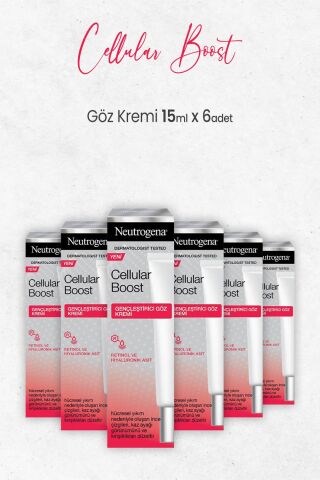 Neutrogena Cellular Boost Gençleştirici Göz Kremi 15 ml x 6 Adet