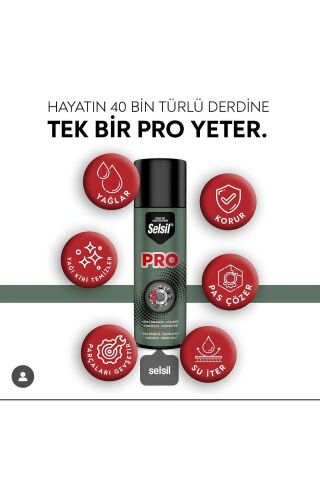 Selsil Pas Sökücü Pro (Çok Amaçlı Yağlayıcı) 400 ml