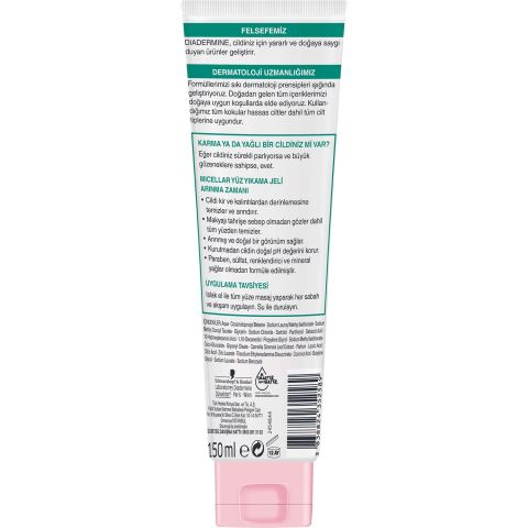 Diadermine Micellar Yüz Yıkama Jeli Arınma Zamanı 150 ml