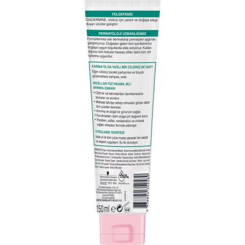 Diadermine Micellar Yüz Yıkama Jeli Arınma Zamanı 150 ml