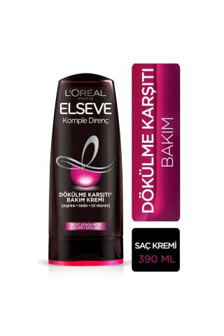Elseve Loreal Komple Direnç Dökülme Karşıtı Bakım Kremi 390 Ml X 6 Adet