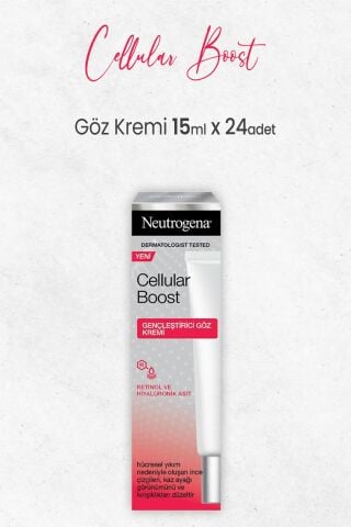 Neutrogena Cellular Boost Gençleştirici Göz Kremi 15 ml x 24 Adet
