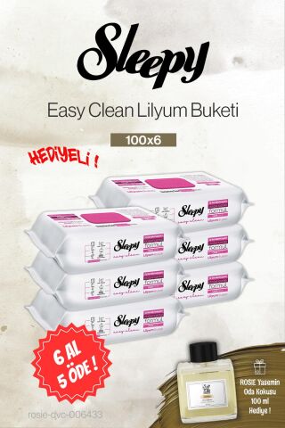 Sleepy 6 AL 5 ÖDE Lilyum Buketi 100'lü, Rosie Yasemin Oda Kokusu