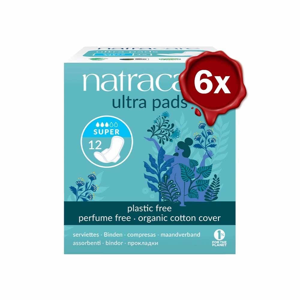 Natracare Ultra Hijyenik Ped Super 12'li x 6