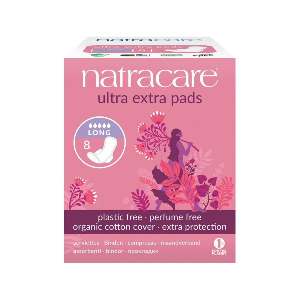 Natracare Ultra Ekstra Ped Long 8 Adet