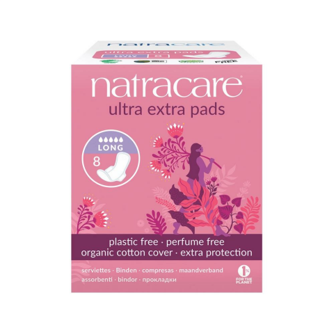 Natracare Ultra Ekstra Ped Long 8 Adet