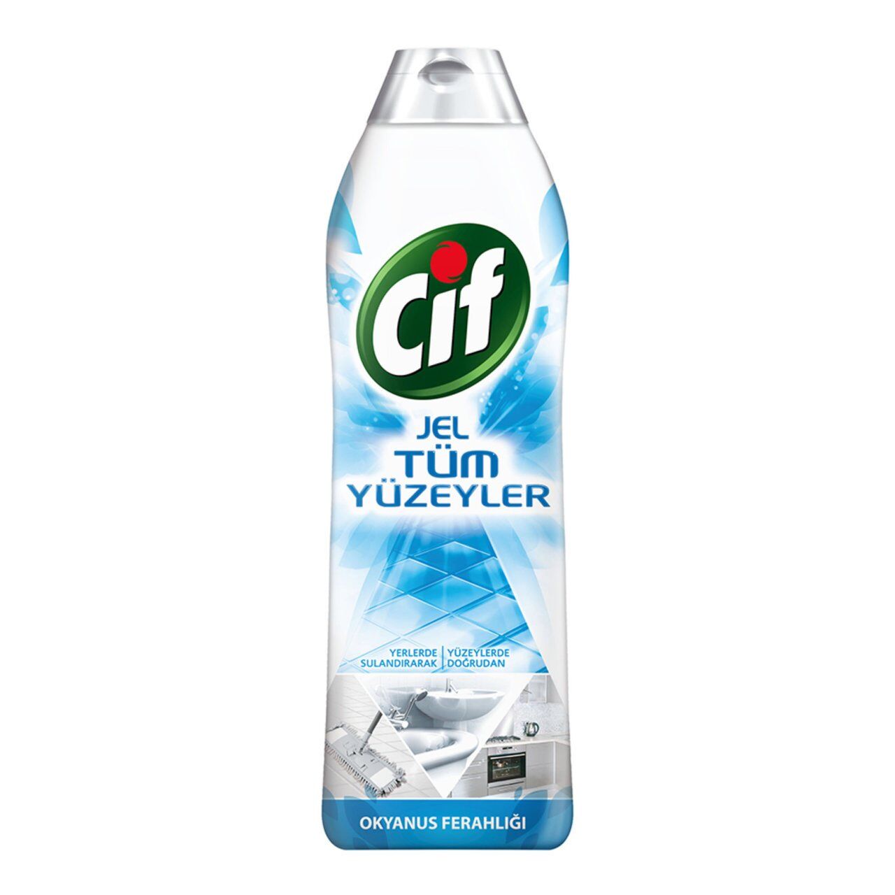 Cif Jel Tüm Yüzeyler Okyanus Ferahlığı 750 ml