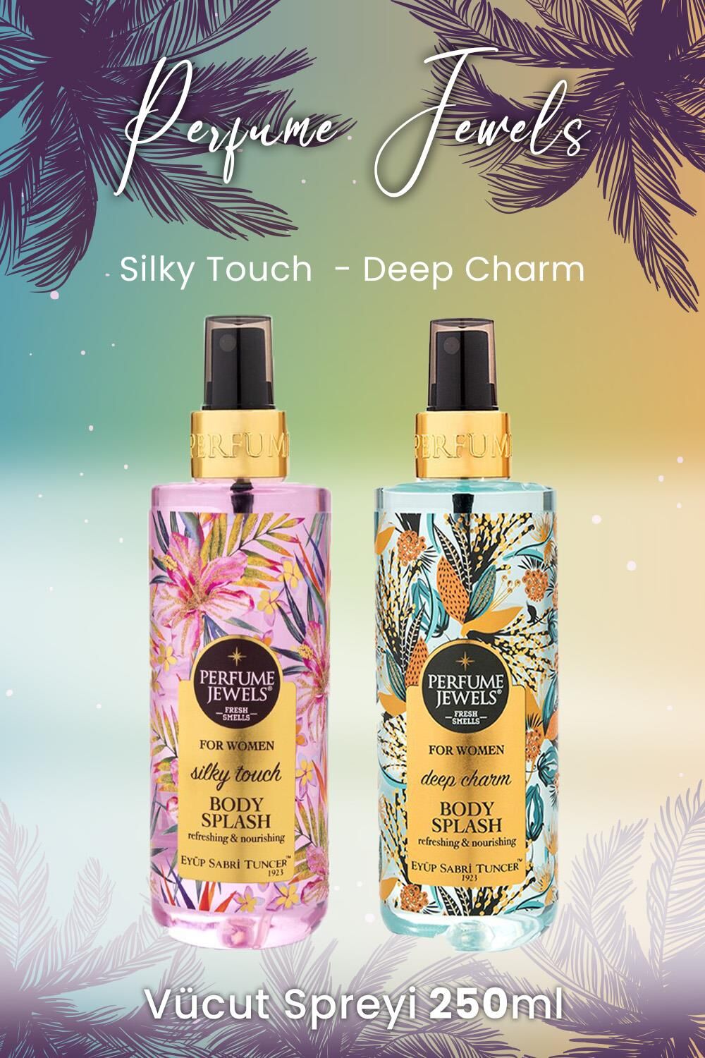 Eyüp Sabri Tuncer Pj Body Splash Silky Touch 250 ml ve Deep Charm 250 ml