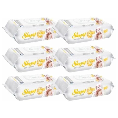 Sleepy Islak Havlu Mendil Sensitive 90 Yaprak 6'lı Paket