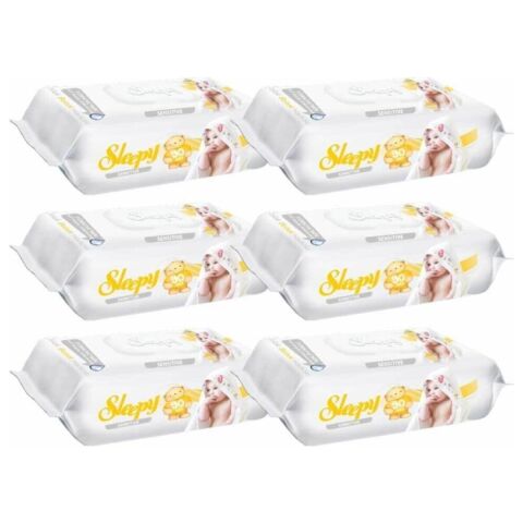 Sleepy Islak Havlu Mendil Sensitive 90 Yaprak 6'lı Paket