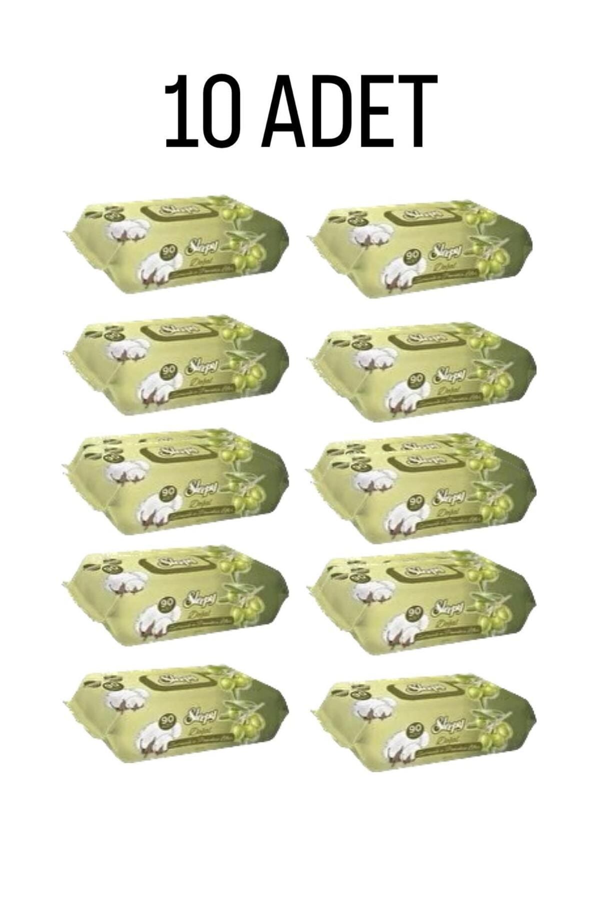 Sleepy Zeytinyağlı Islak Havlu 10x90 900 Yaprak