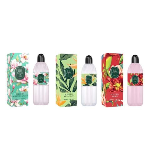 Eyüp Sabri Tuncer Kolonya Manolya Çiçeği, Beyaz Çay ve Amber Pet Şişe 400 ML