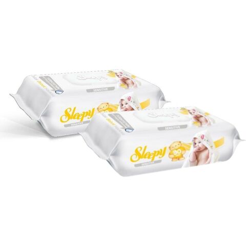 Sleepy Sensıtıve 90 Yaprak Islak Mendil 2'li