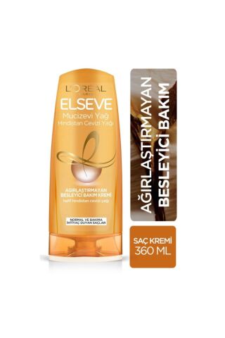 Elseve Mucizevi Yağ Hindistan Cevizi Saç Kremi 360 Ml