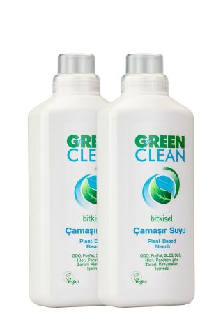 Bitkisel Çamaşır Suyu 1 lt 2' Li Set