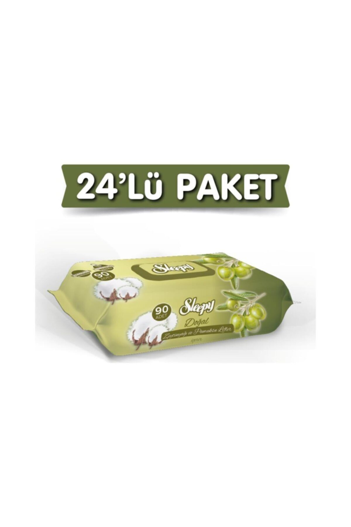 Sleepy Zeytinyağlı 90'lı Islak Mendil 90 X 24 Adet