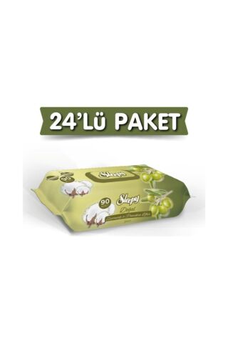 Sleepy Zeytinyağlı 90'lı Islak Mendil 90 X 24 Adet