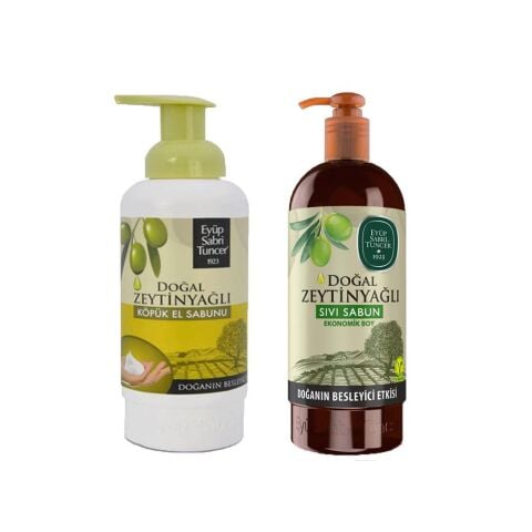 Eyüp Sabri Tuncer Köpük El Sabunu Zeytinyağlı ve Sıvı Sabun Zeytinyağlı