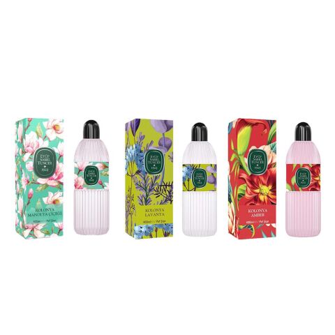 Eyüp Sabri Tuncer Kolonya Manolya Çiçeği, Lavanta ve Amber Pet Şişe 400 ML