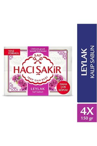 Hacı Şakir Leylak Kalıp Sabun 4x150gr