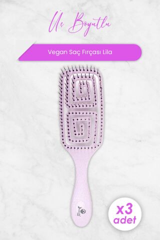 Nascita Üç Boyutlu Saç Fırçası Vegan Lila 5853 x 3 Adet