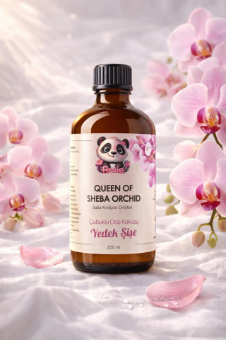 Queen of Sheba Orchid Çubuklu Oda Kokusu Yedek Şişe 250 ml – Orchid (Orkide) Reed Diffuser Refill