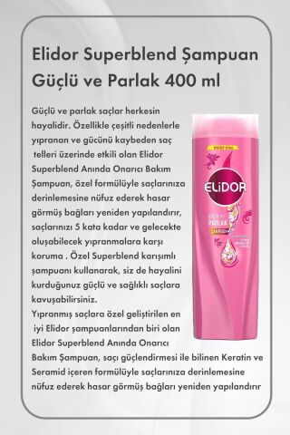 Sleepy Natural Ultra Hassas Hijyenik Ped Uzun 20 Adet X3 ve Elidor Şampuan Güçlü ve Parlak 400 ml