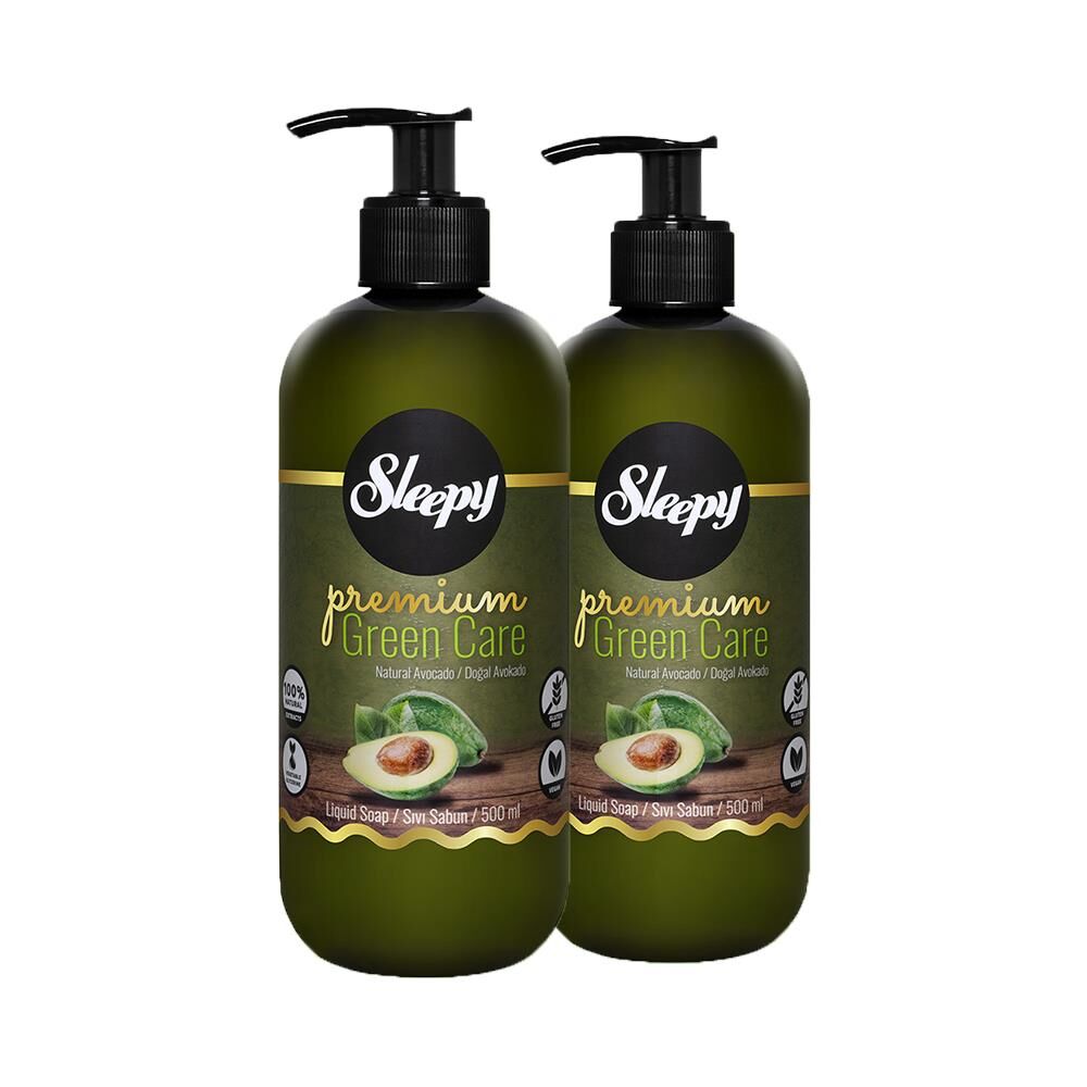 Sleepy Premium Green Care Sıvı Sabun Avokado 500 ml x 2