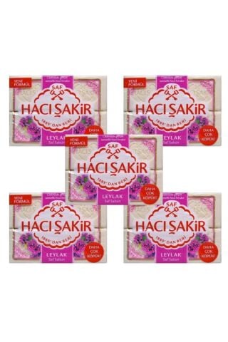 Hacı Şakir Leylak Kalıp Sabun 4x150gr X 5 Adet