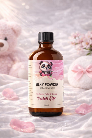 Rosie Silky Powder Çubuklu Oda Kokusu Yedek Şişe 250 ml – Pudramsı Ortam Kokusu, Reed Diffuser, Refill