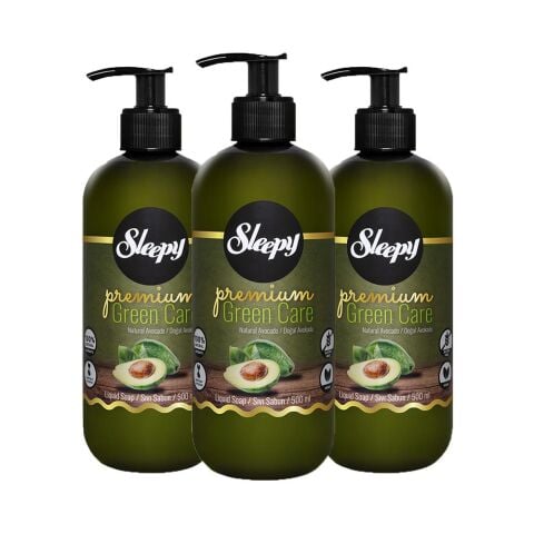 Sleepy Premium Green Care Sıvı Sabun Avokado 500 ml x 3