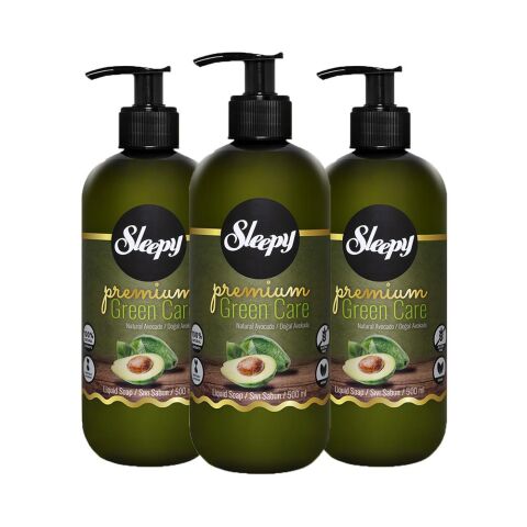 Sleepy Premium Green Care Sıvı Sabun Avokado 500 ml x 3
