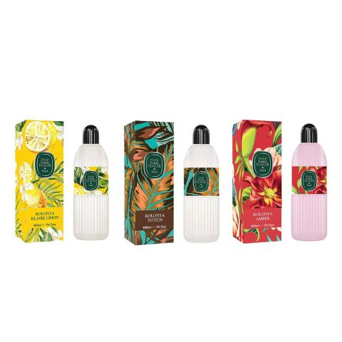 Eyüp Sabri Tuncer Kolonya Klasik Limon, Tütün ve Amber Pet Şişe 400 ml