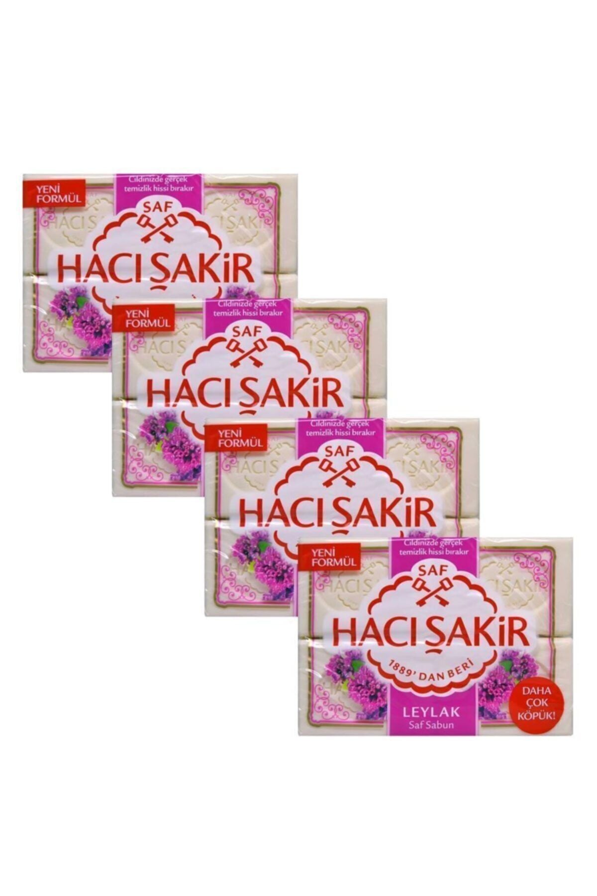 Hacı Şakir Leylak Kalıp Sabun 600 gr X 4 Adet