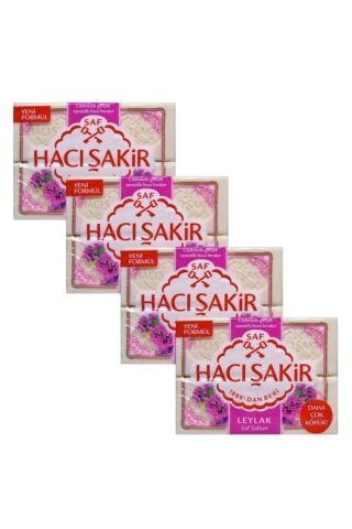 Hacı Şakir Leylak Kalıp Sabun 600 gr X 4 Adet