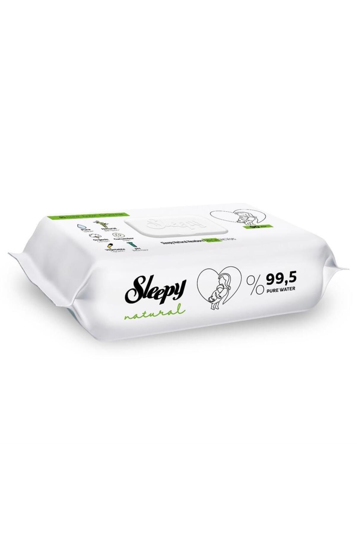 Sleepy Natural Yenidoğan Islak Bebek Bakım Havlusu 90 Yaprak