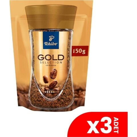 Tchibo Gold Selection Çözünebilir Kahve 150 gr 3'lü