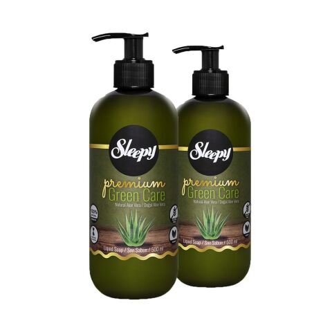 Sleepy Premium Green Care Sıvı Sabun Aloe Vera 500 ml x 2