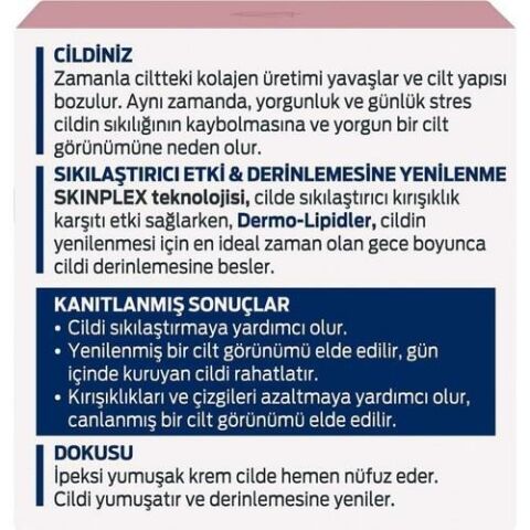 Diadermine Nutrition Kırışıklık Karşıtı Gece Kremi 50 ml