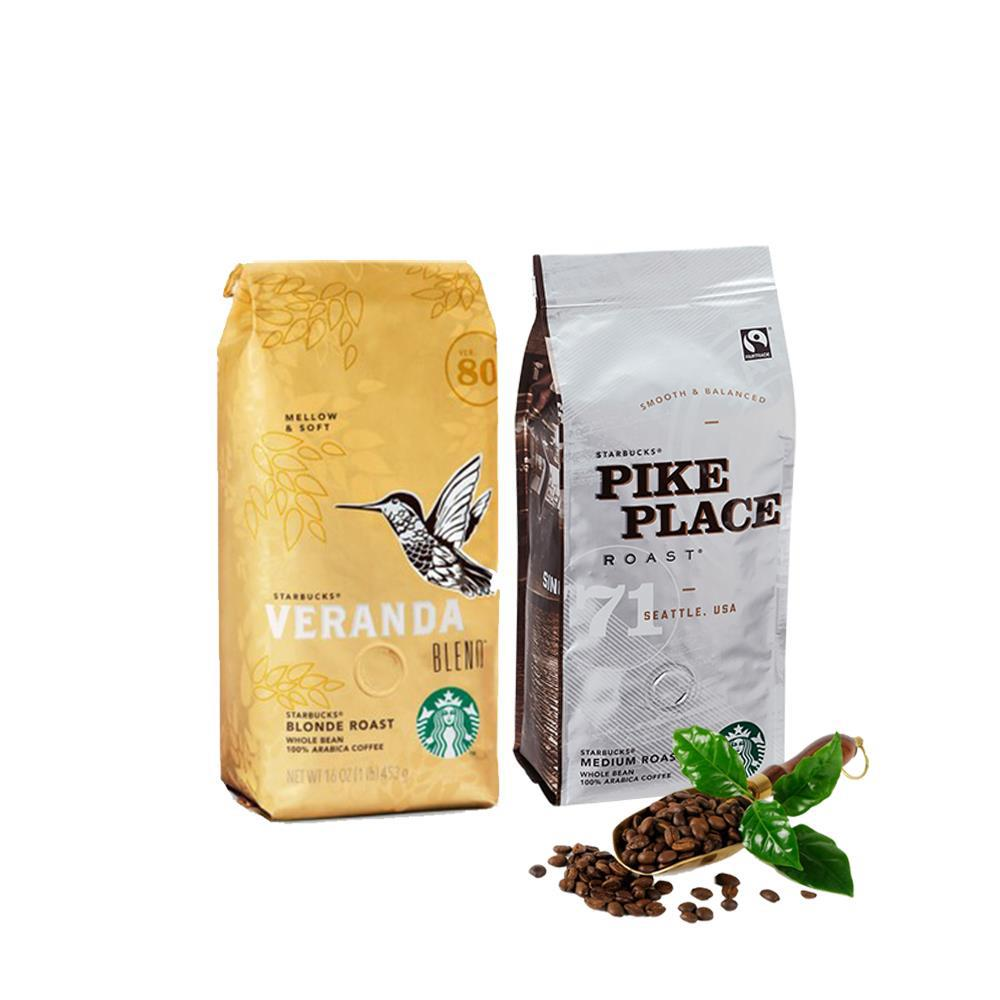 Düvenci Toptan Starbucks Pike Place ve Veranda Çekirdek Kahve 250 Gram 2 Adet