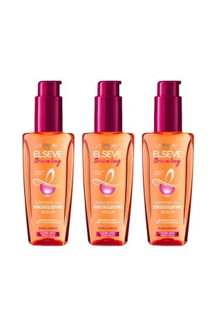 Elseve Loreal Paris Mükemmel Düz Pürüzsüzleştirici Serum 100 Ml X 3 Adet