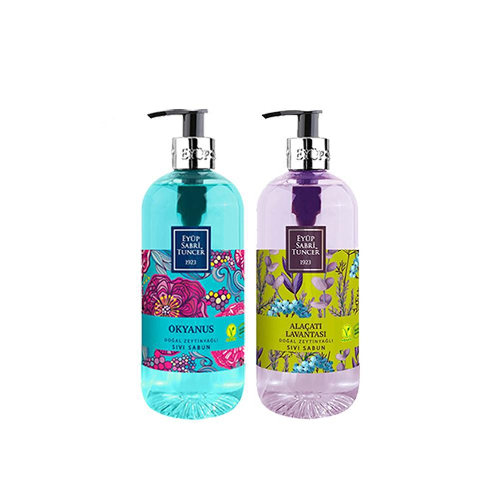 Eyüp Sabri Tuncer Okyanus ve Alaçatı Lavantası Doğal Zeytinyağlı Sıvı Sabun 500 ml