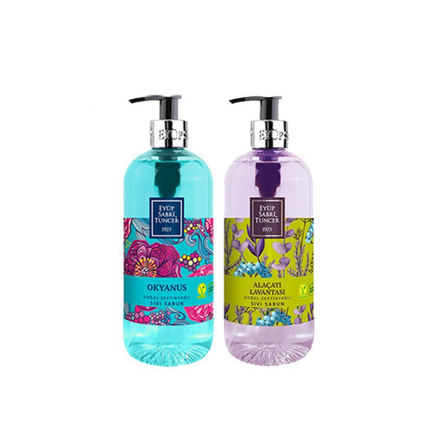 Eyüp Sabri Tuncer Okyanus ve Alaçatı Lavantası Doğal Zeytinyağlı Sıvı Sabun 500 ml