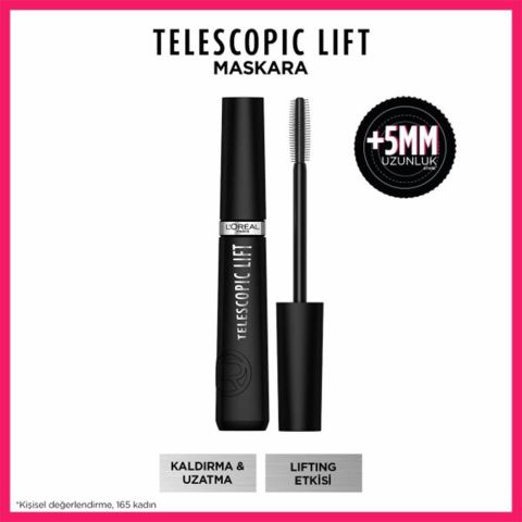 Loreal Paris Telescopic Lift Maskara Ekstra Siyah