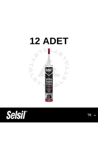 Selsil Ultra Tack Güçlü Montaj Yapıştırıcı (12 ADET)