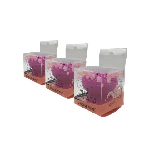 Tarko Lionesse Ahtapot Yüz Temizleme Fırçası - Koyu Pembe x 3